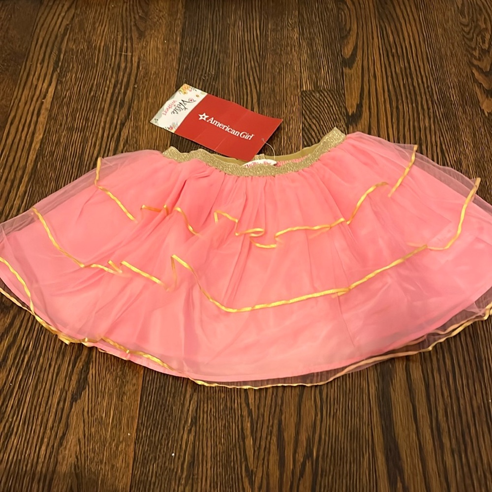 New American girl pink skirt size 6